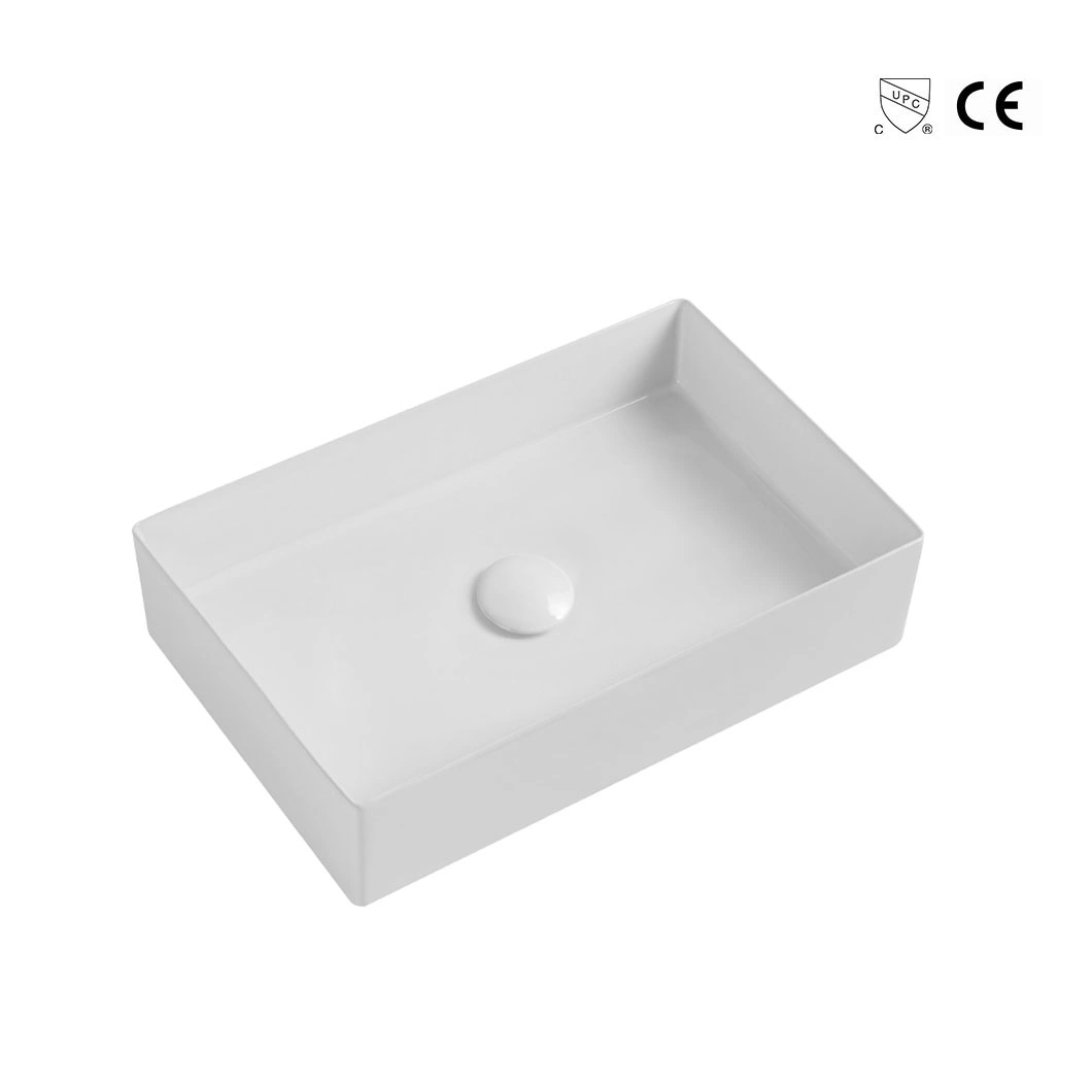 Bathroom Washbasin Modern Bathroom Vessel Sink Countertop Porcelain Lavabo Washbasin Ceramic Counter Table Top Art Hand Wash Basin