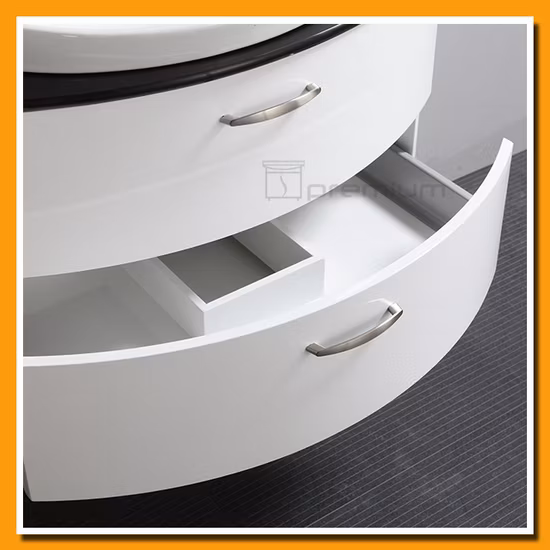 Pia de cerâmica mais vendida, penteadeira de banheiro, móveis de madeira, armário de banheiro