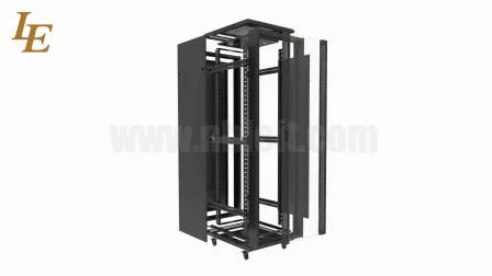 Le Floor Standing SPCC Ventilado Rack de servidor OEM 4u-48u Gabinete de rede de 19 polegadas