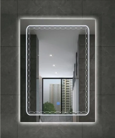 Venda imperdível Design de hotel por atacado Fabricante de banheiro de LED penteadeira Espelho de banho LED Iluminado Armário de espelho com iluminação inteligente