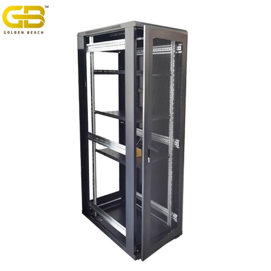 Novo rack de servidor 42u 600X1000 19 polegadas Armários de rede de chão com 2 ventiladores